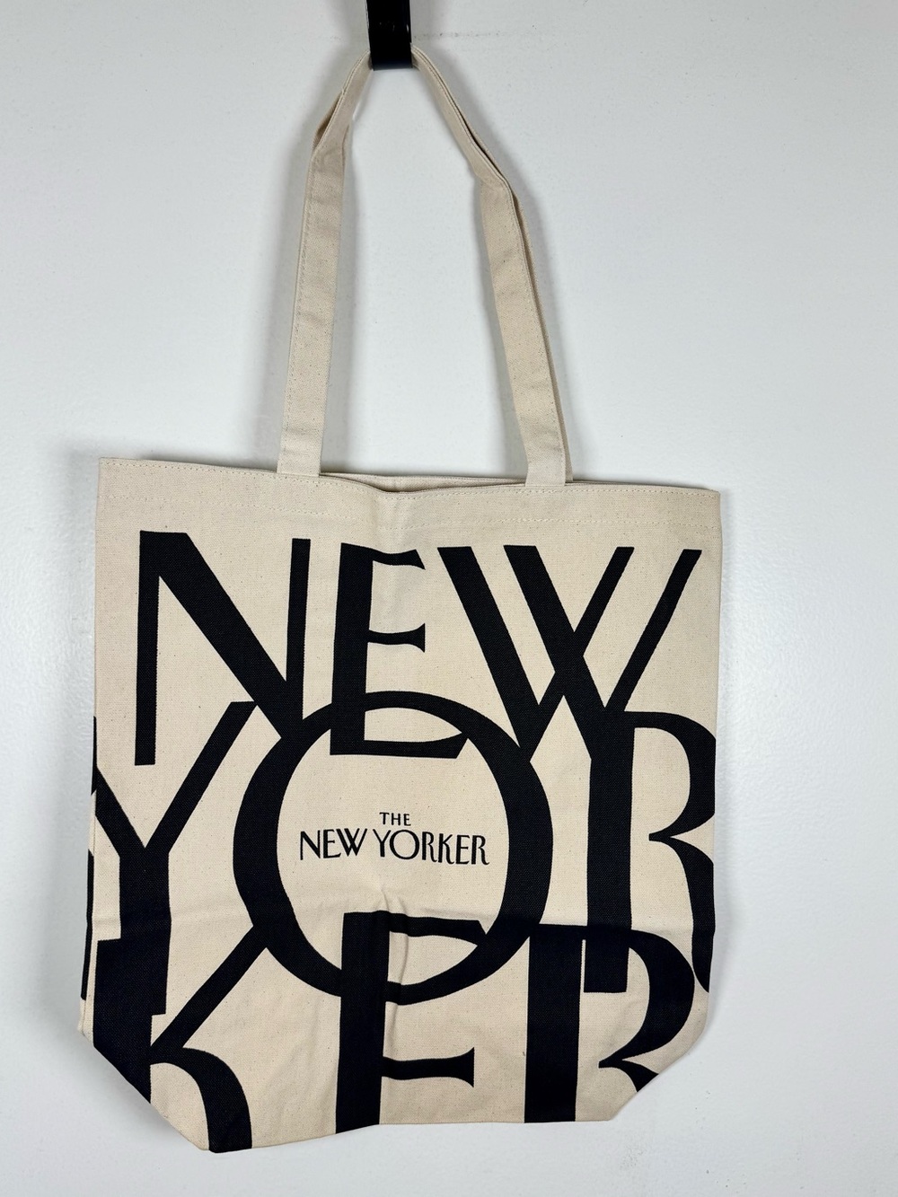 The New Yorker Magazine Natural Cotton Canvas Printed Tote Bag NEW In Packaging